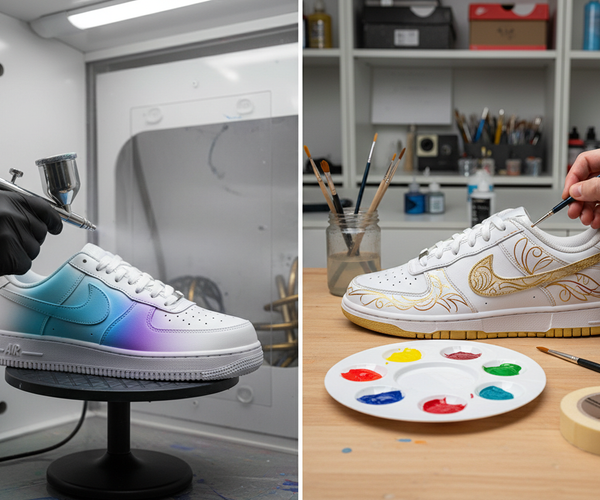 Airbrush vs Brush: What’s the Best Way to Paint Custom Shoes? – KixKote