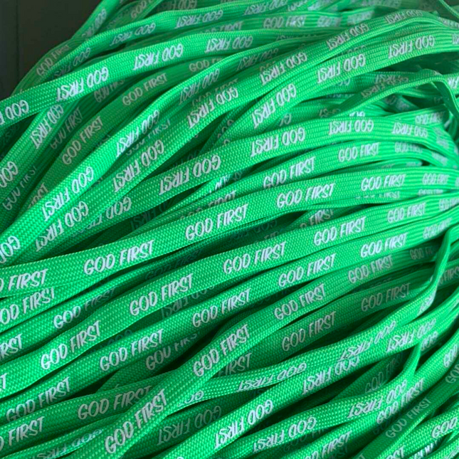 GOD FIRST Laces